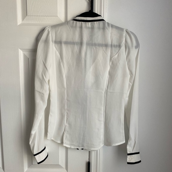 Haute Monde M White Blouse - Picture 3 of 3